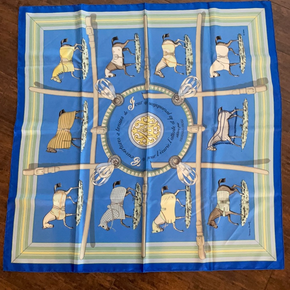 Hermès silk scarf